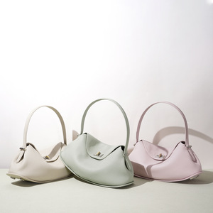 2026 New <strong>Design</strong> Genuine Leather Women's Handbags High Quality Cowhide Ladies Shoulder Bags Underarm Bags Luxury Handbags - Product Image 3