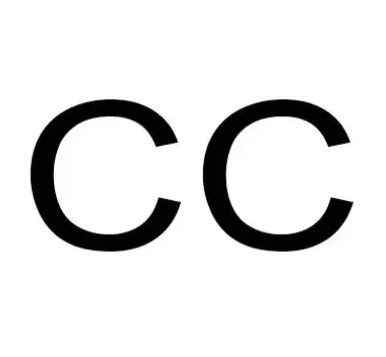 Gold c c clip on