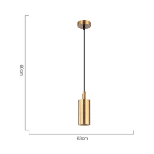 Estilo nórdico de una <span class=keywords><strong>sola</strong></span> cabeza de latón antiguo de techo de hierro lámparas <span class=keywords><strong>restaurante</strong></span> colgante de luz - Product Image 5