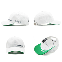 Gorra Deportiva Personalizada con Logotipo Bordado, Gorra de Béisbol de 6 Paneles para Hombre, Estilo Clásico con Visera Curva, Color Sólido, Algodón