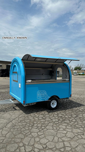 OEM Deep Fryer Cart Kitchen Outdoor Coffee <b>Trailer</b> Mobile Food <b>Car</b> Kiosk For Sale - Product Image 1