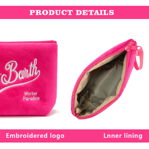 RTS Beauty Case Regalo <span class=keywords><strong>per</strong></span> Confezionamento Organizzatore Cosmetici Rosa Personalizzato Organizzatore da Viaggio Beauty Pouch <span class=keywords><strong>per</strong></span> Donna e Ragazza - Product Image 4