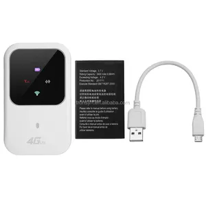 Cat4 150Mbps M80 Pocket 4G Router WiFi Hotspot With 2400mAh Battery For Car And Home Mobile