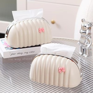 Light Luxury <b>Cream</b> <b>Style</b> Tissue Box Creative Nordic Home Living Room Coffee Table Dining Room Bathroom Tabletop Tissue box - Product Image 1
