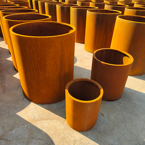 Fioriera Grande da Esterno in Acciaio Corten Vaso per Alberi in Metallo per Giardino - Product Image 3