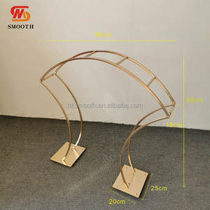 SMOOTH Modern Iron Vintage Gold Flower Stand Wedding Event <b>Party</b> <b>Table</b> Centerpiece Decoration - Product Image 5