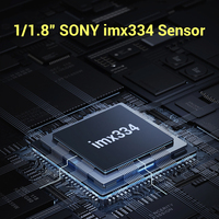Módulo de cámara USB IMX334 de 8MP, lente de 6mm y 70 grados, sin distorsión, 4K CMOS, 3840x2160, 30fps, para visión artificial industrial