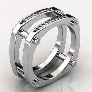 Bague de style punk pour homme, bijou audacieux et tendance pour le doigt - Product Image 1