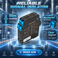 4-20mA isolasi sinyal Input/Output RTD TC transduser 1 Input 2 Output Isolator sinyal dibuat di modul suhu Tiongkok