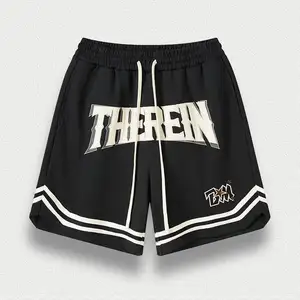 Shorts atléticos personalizados para homens, atacado, personalizado, com bolsos e cintura elástica, activewear de secagem rápida