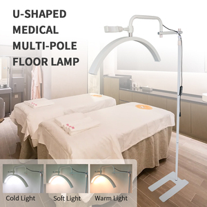 Lámpara LED de Pie de 20 Pulgadas en Forma de Media Luna <span class=keywords><strong>para</strong></span> <span class=keywords><strong>Pestañas</strong></span>, Salón de Belleza y Sala de Estar - Product Image 4