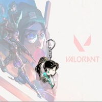 Gantungan Kunci Akrilik Chibi Valorant Fade Sage Lucu, Aksesoris Tas Kartun, Hadiah untuk Penggemar Game, Aksesoris Ransel Pelajar