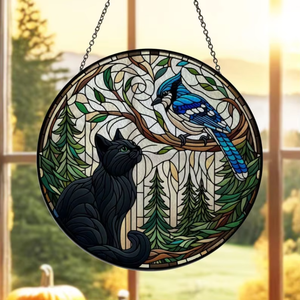 Décoration de maison Monarch House : <span class=keywords><strong>attrape</strong></span>-soleil en verre Art Déco à suspendre à la fenêtre pour le jardin - Product Image 6