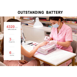 Fabricant d'équipements pour ongles, <span class=keywords><strong>aspirateur</strong></span> à poussière pour ongles professionnel, rechargeable, 85 W, 3500 tr/min, forte aspiration, collecteur de poussière pour ongles - Product Image 4