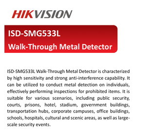 Scanner di Sicurezza a Corpo Intero Hikvision, Metal Detector ad Alta Sensibilità per Aeroporti, Stazioni, Concerti e Centri Commerciali - Product Image 5