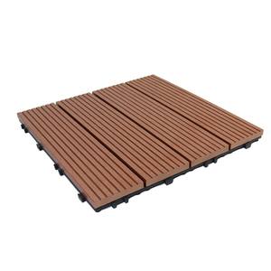 All'ingrosso su misura di colore di dimensioni regolari campioni gratuiti disponibili composito wpc pavimenti fai da te <span class=keywords><strong>decking</strong></span> piastrelle - Product Image 5