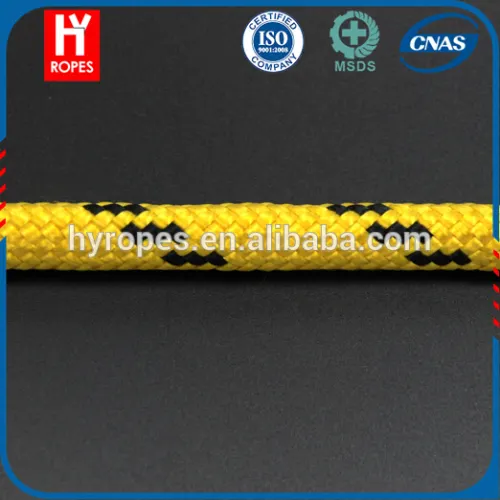 Hyropes high-quality 10mm s double braided sailing rope for floating mooring rope boat and yachting
