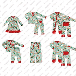 Puresun all'ingrosso vestiti per ragazze di natale di fascia alta Santa applique toddler girl outfit vestiti invernali personalizzati per <span class=keywords><strong>bambina</strong></span> - Product Image 5