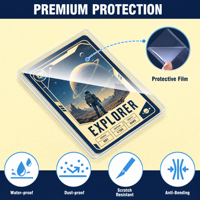 Étuis rigides transparents en PVC 35PT avec blocage RFID pour cartes TCG, porte-cartes 3 x 4, protection ultra transparente