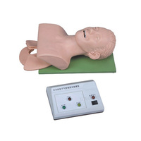 Maniquí electrónico de intubación para enseñanza médica, modelo de entrenamiento de intubación de vías aéreas, Anatomia humana, LHN08