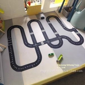 नए तरीके से बच्चों के ब्लैक स्प्लाइड पीसी डिय टॉय 40-पीस कार ट्रैक सिटी रोड पहेली प्रारंभिक शिक्षा किंडरगार्टन थोक - Product Image 4