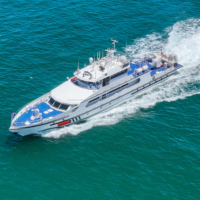 Bateau de patrouille maritime en aluminium Grandsea AL-270P de 26,8 m, homologué BV/CCS, avec moteur Weichai Baudouin 26 kn pour la surveillance
