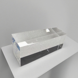 Varilla de guía de luz de cuatro lados personalizada del fabricante, Prisma de vidrio óptico, procesamiento de cono, Varilla de guía de luz, lente cuadrada