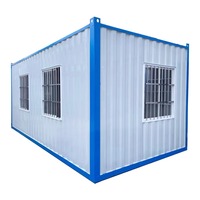 Maisons conteneurs modulaires préfabriquées portables, design moderne, bureaux, commerces, maisons préfabriquées avec salles de bain complètes, garantie 5 ans