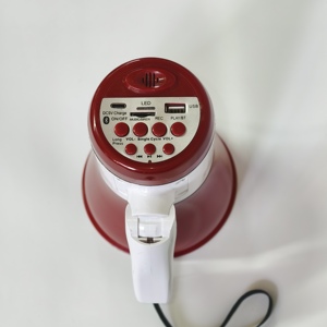 Megáfono Portátil Recargable XC-180 de 20W, Altavoz con Sirena, Grabación de Música, Puerto USB, Bocina - Product Image 3