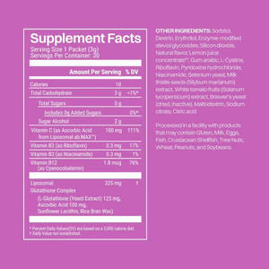 Supporto tecnologico glutatione ingrediente di grado Premium con polvere di glutatione liposomiale senza zucchero vitaminico - Product Image 2