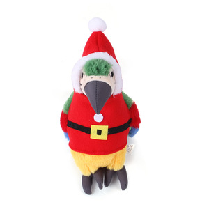 Parrot Bird Autumn and Winter Thick Warm Clothes Flying Suit <b>Sweater</b> Christmas Clothes Santa Clothes with Hood - Product Image 5