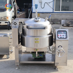 Marmite à double enveloppe sous vide CE 100L, cuiseur inclinable vapeur/électrique, mélangeur planétaire industriel, équipement de cuisson pour cuisine commerciale - Product Image 2
