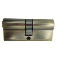 Cerraduras de doble cilindro de aleación de zinc, llave de ordenador de 70mm, de alta calidad