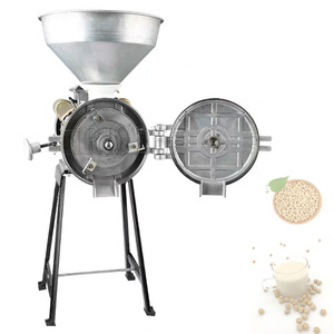 1.5kw עובי מתכוונן חשמלי לשטחי תבואה טוחנת soybo קמח תירס סויה קמח קמח טוחן מכונת טחינה - Product Image 1