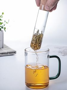 Infusor de Té Portátil Detong Ni409 de Vidrio Borosilicato de Alta Durabilidad con Tapa de Corcho, Colador de Té para Tés Sueltos, Venta al Por Mayor - Product Image 4