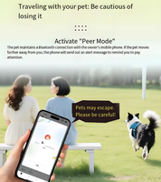 Traceur GPS longue autonomie pour chats et chiens, étanche IP67, suivi satellite en temps réel, réseau 4G, prend en charge Beidou, Glonass, LBS