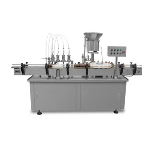 Production of filling line automatic liquid vial filling and capping machine