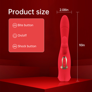 Mainan Seks Dewasa Rose Red <span class=keywords><strong>Rabbit</strong></span> Tongue <span class=keywords><strong>Vibrator</strong></span> dengan 10 Mode Getaran, Tahan Air IPx6 & Dapat Diisi Ulang via USB, Berbentuk Lidah Menjilat - Product Image 3