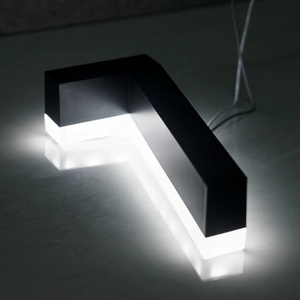Stainless Steel Backlit 3D <b>LED</b> Metal House <b>Numbers</b> Sign Board - Product Image 3