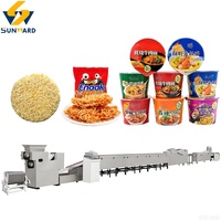 Ligne de production de nouilles instantanées frites / Machine à fabriquer des nouilles Indomie / Machine à nouilles Ramen