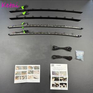 F30 F31 Plug-and-Play 2 Farben Orange und Blau für 4 Autotürverkleidungen LED High Light Mittelkonsole Ambientebeleuchtung für BMW F30 F31 - Product Image 1