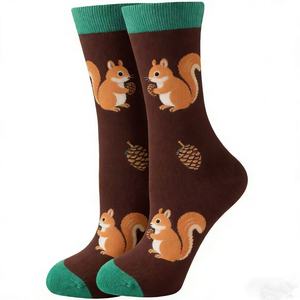 Calcetines Deportivos Unisex Originales con Estampado de Animales y Frutas, Tejidos <span class=keywords><strong>en</strong></span> Algodón Transpirable, Absorbentes de Sudor, Divertidos y Casuales - Product Image 6