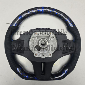 Direct Sales Leather Forged Carbon Fiber Steering <b>Wheel</b> for BMW G Series M3 G20 G30 G80 M4 G82 M5 CS Car Steering <b>Wheel</b> - Product Image 2