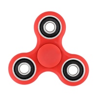 Fidget Spinner anti-stress camouflage en plastique électroplaqué, trois doigts, coloré, pour jeunes (7-14 ans), vente en gros