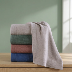 Premium Eco-Friendly Woven Turkish Towel 100% Turkish Cotton Plush White Comfortable for Shower and Hotel Use - Product Image 2