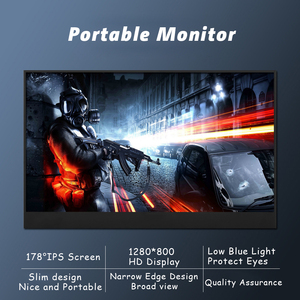 Pantalla Portátil Personalizada de 15.4 Pulgadas con Pantalla Táctil IPS HD de 1280*800, Admite Entrada Mini HD, Tipo-C, USB y Batería - Product Image 2