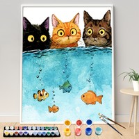 Kits de peinture par numéros DIY personnalisables – Ensemble de peinture à l'huile non personnalisé pour adultes, enfants, débutants, décoration intérieure