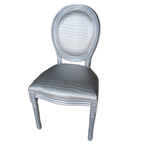 Francese louis pop lazer cut torna <span class=keywords><strong>sedia</strong></span> imbottita <span class=keywords><strong>barocco</strong></span> <span class=keywords><strong>argento</strong></span> <span class=keywords><strong>sedia</strong></span> di cerimonia nuziale - Product Image 1