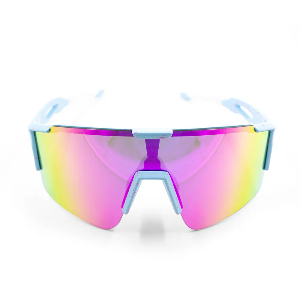 2022 Custom Sport Polarized Lenses Bike Driving Fishing Oversize Mens Cycling Sports Sunglasses