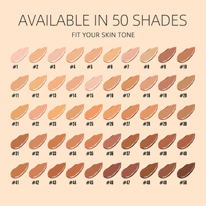 Etichetta privata personalizzata 50 colori Vegan Waterproof Full Coverage Matte Fond De Teint Concealer Makeup fondotinta liquido con pennello - Product Image 4